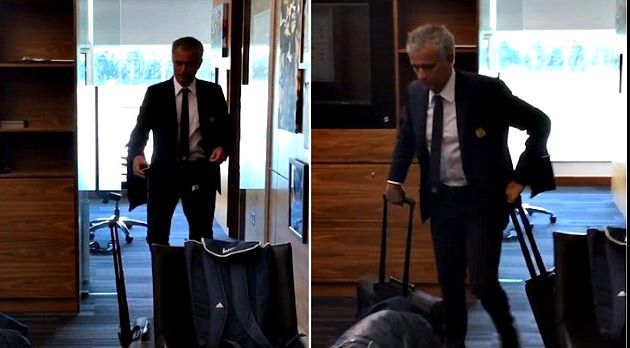 Mourinho khoe phòng làm việc ở MU trước khi đi du đấu