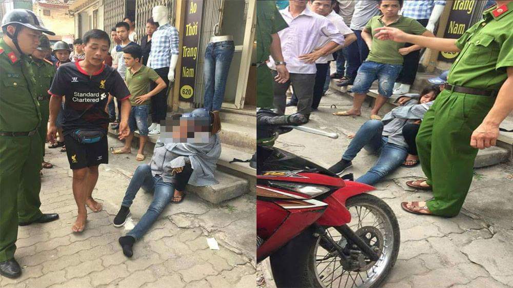 Hà Nội: Cô gái bị bạn trai đánh bất tỉnh giữa đường