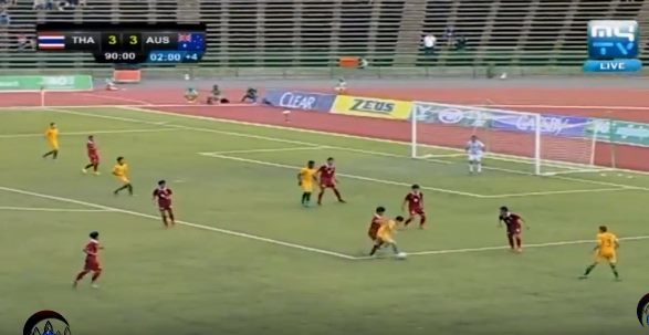 Video bàn thắng U16 Thái Lan 3-3 U16 Australia (pen 3-5)