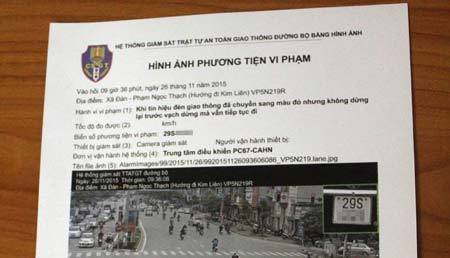 Công an nói về chuyện lái xe bị 'phạt nguội' 160 triệu