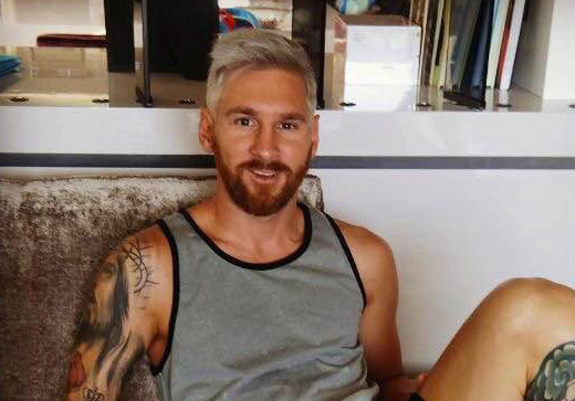 Phát hoảng với bộ dạng mới của Messi