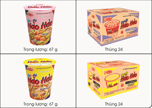 Ra mắt mì ly ăn liền Handy Hảo Hảo