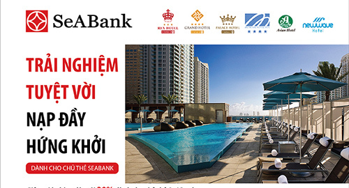 Giá phòng khách sạn ‘siêu rẻ’ dành cho chủ thẻ SeABank