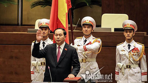 Chủ tịch nước tuyên thệ nhậm chức