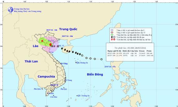 Bão giật cấp 13, tàn phá Thái Bình - Ninh Bình