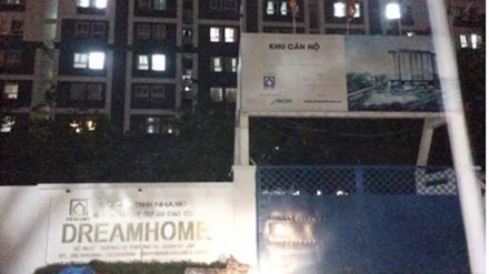 Sập giàn giáo dự án Dream Home Luxury, 3 người thương vong