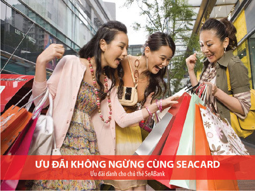 ‘Đại tiệc’ khuyến mãi cho chủ thẻ quốc tế SeABank