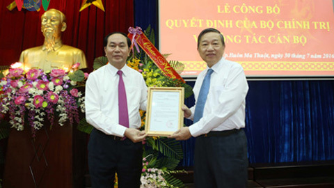 Thượng tướng Tô Lâm làm Trưởng Ban chỉ đạo Tây Nguyên