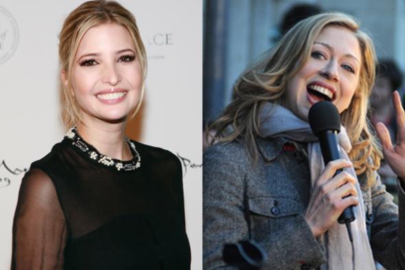 Trump ước con gái chưa làm bạn với Chelsea Clinton