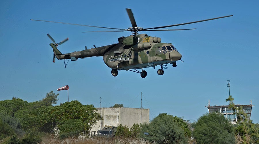 Trực thăng Nga bị bắn rơi ở Syria