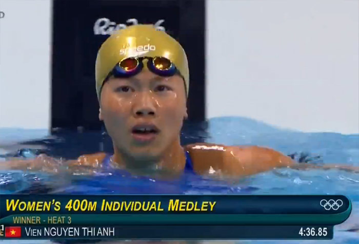 Video Ánh Viên phá kỳ lục SEA Games vẫn bị loại