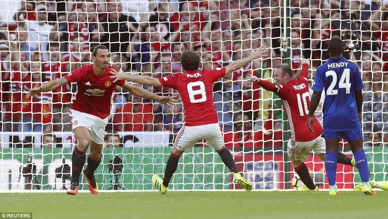 Video bàn thắng MU 2-1 Leicester