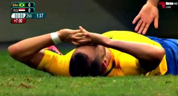 Bị U23 Iraq cầm chân, Brazil nguy cơ bị loại