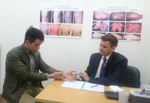 Bệnh vẩy nến nặng thêm vì nhiễm trùng, nhiễm khuẩn, nấm