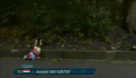 Video tai nạn rợn người của nữ cua-rơ Hà Lan ở Olympic 2016