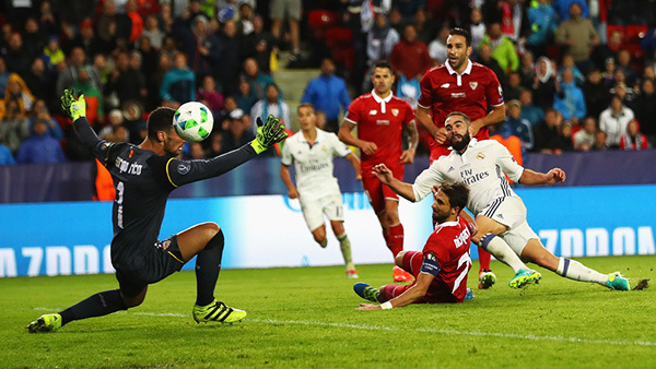 Video bàn thắng Real Madrid 3-2 Sevilla