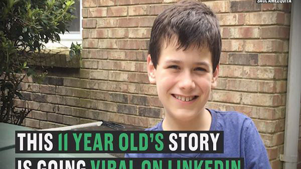 Cậu bé 11 tuổi khởi nghiệp từ việc dọn rác, lấy tiền học đại học