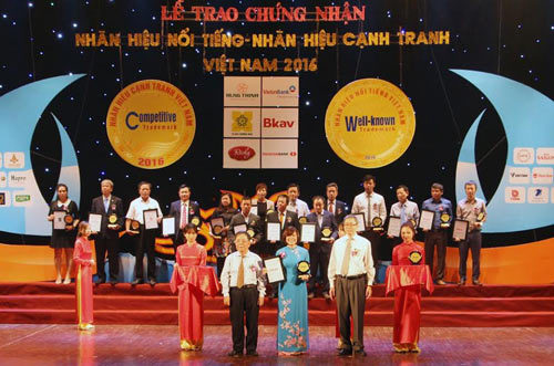 Cebraton - Top 10 nhãn hiệu nổi tiếng Việt Nam 2016