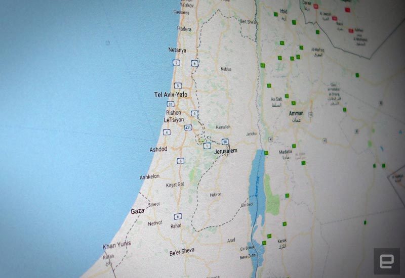 Google gây công phẫn vì sự cố Palestine mất tên trên bản đồ