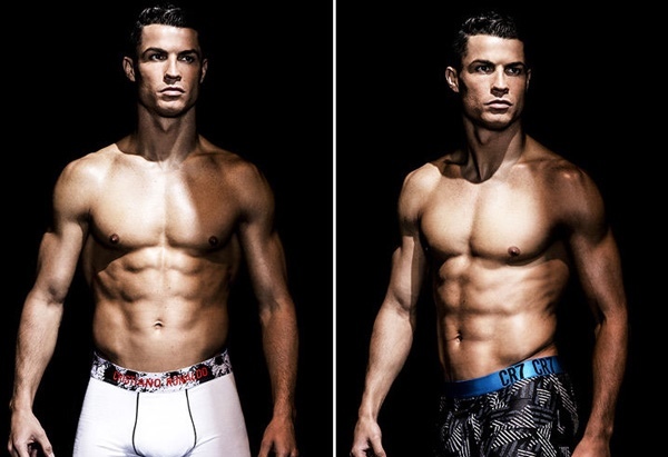 Ronaldo khiêu khích chị em trong mẫu đồ lót mới
