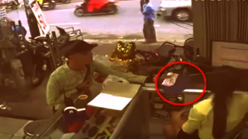 Tên trộm lấy iPhone 6 trước mắt cô gái như 'ảo thuật gia'