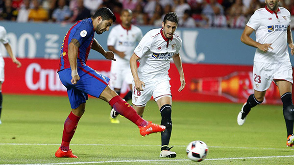 Video bàn thắng Barcelona 2-0 Sevilla