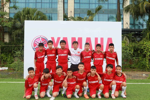 U13 bóng đá học đường chuẩn bị du đấu Nhật Bản