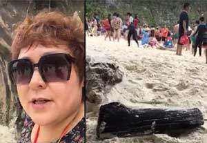 Quý bà Trung Quốc quay clip “bôi xấu” khách du lịch nước mình