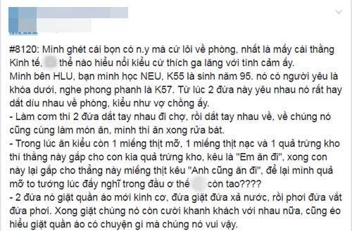 “Muốn độn thổ” khi bạn trọ dẫn người yêu về phòng