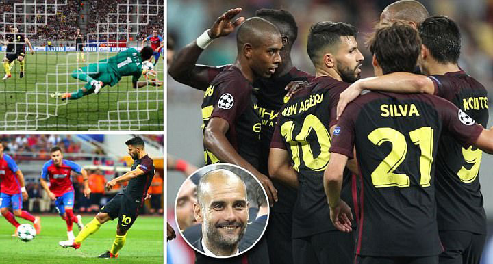 Vìdeo bàn thắng Bucuresti 0-5 Man City