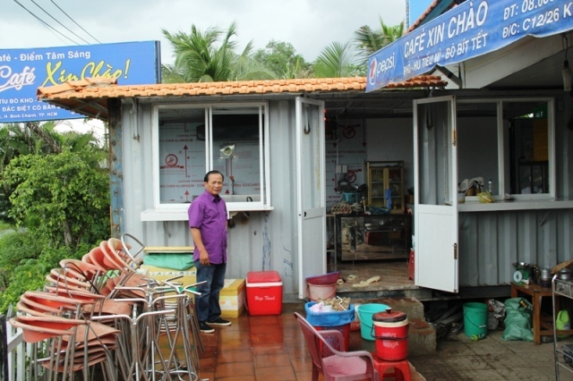 Quán cà phê Xin Chào bị chỉ đạo cắt điện, nước