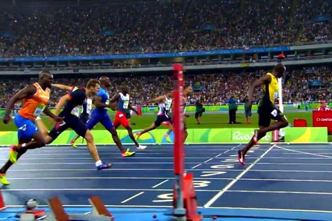 Usain Bolt giành HCV, vô đối trên đường chạy 200m