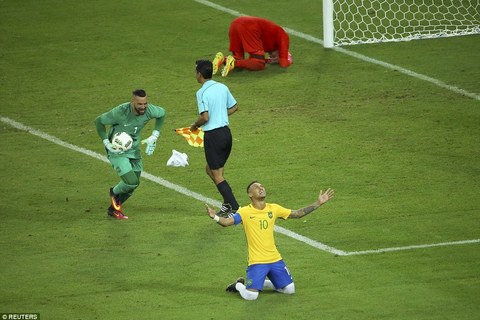 Video bàn thắng Olympic Brazil 1-1 Olympic Đức