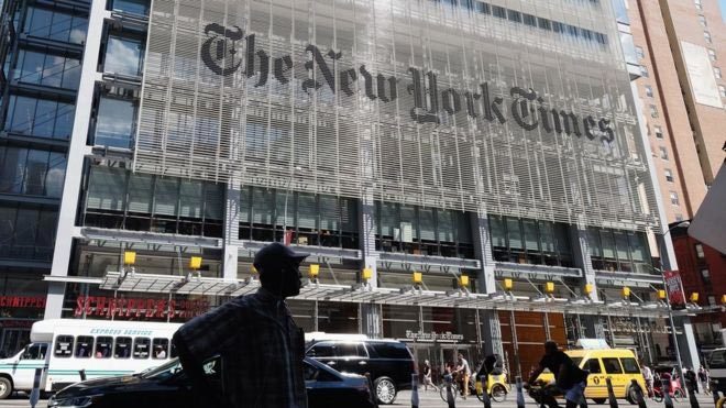 Mỹ nghi tình báo Nga tấn công báo New York Times