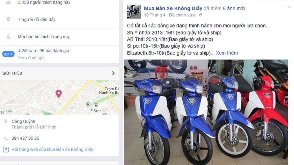 SH, Vespa giá 20 triệu đồng, có nên mua?