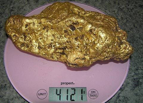 Đào lớp đất 30cm, được cục vàng 4,1 kg đổi đời