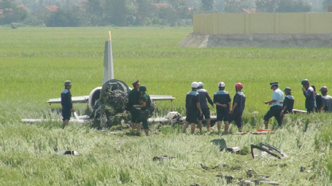 Máy bay quân sự rơi ở Phú Yên, 1 phi công hi sinh