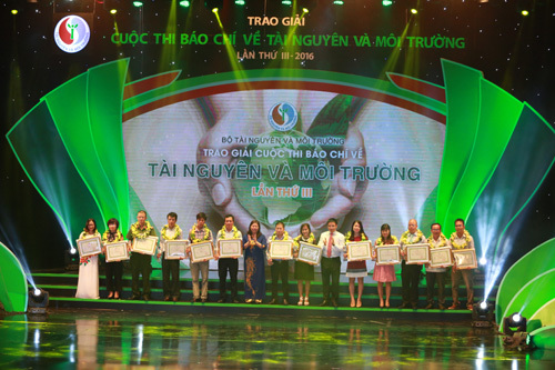 26 tác phẩm đạt giải báo chí về Tài nguyên& Môi trường