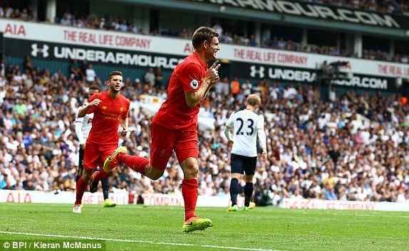 Liverpool chia điểm đáng tiếc trên sân Tottenham