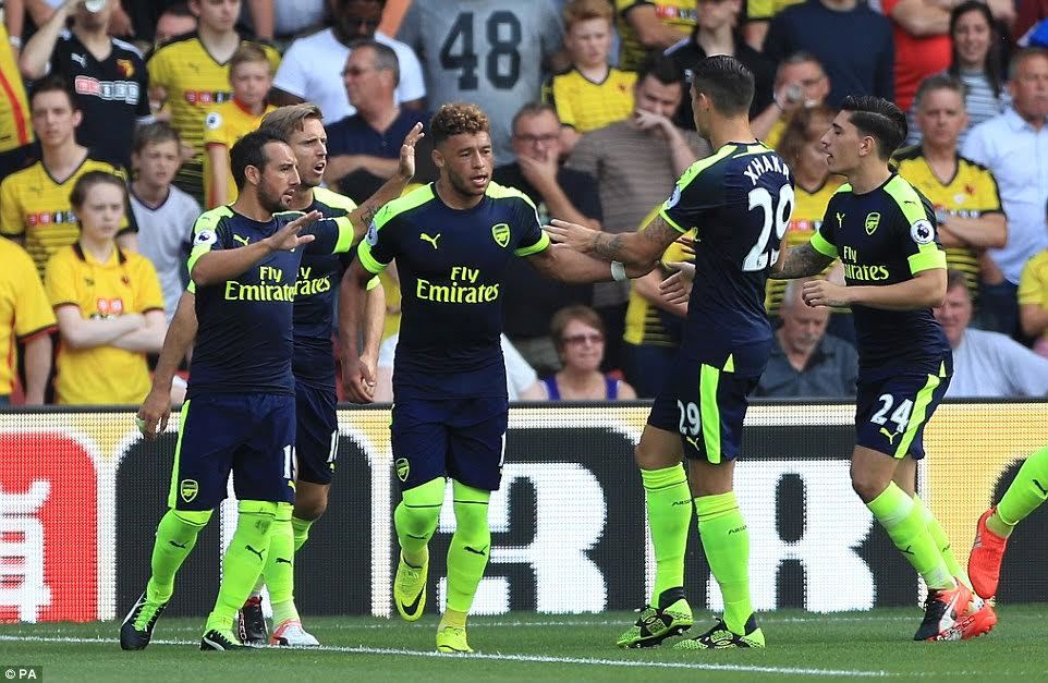 Video bàn thắng Watford 1-3 Arsenal