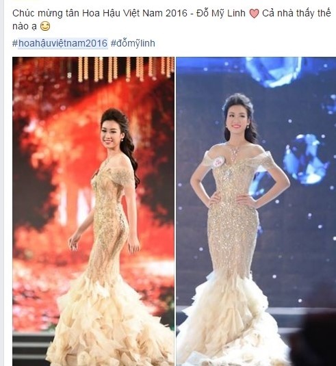 Đỗ Mỹ Linh khoá Facebook sau khi đăng quang Hoa Hậu VN 2016