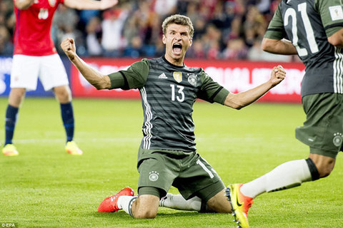 Video bàn thắng Na Uy 0-3 Đức