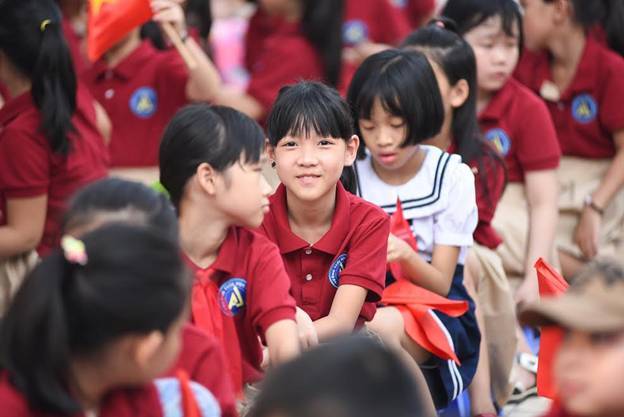 Háo hức khai giảng tại ngôi trường công lập mới quận Hà Đông