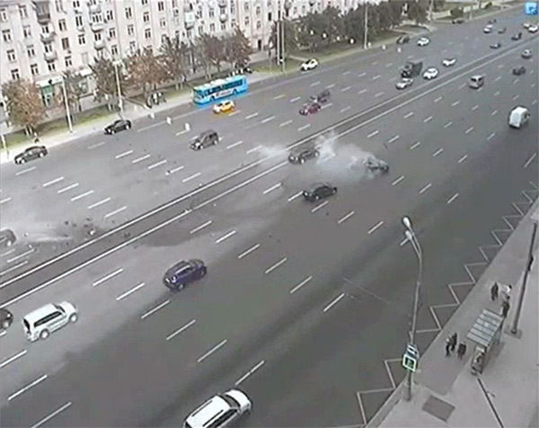 Siêu xe của Putin bị đâm, tài xế chết tại chỗ