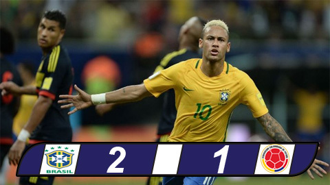 Video bàn thắng Brazil 2-1 Colombia