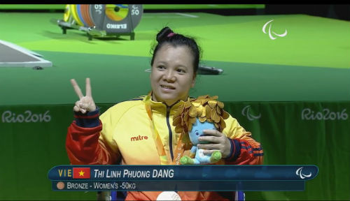 Thắng đối thủ Trung Quốc, đô cử Việt Nam giành huy chương Paralympic