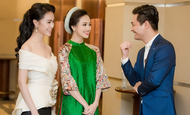 MC Phan Anh hội ngộ 2 mỹ nhân HHVN 2016
