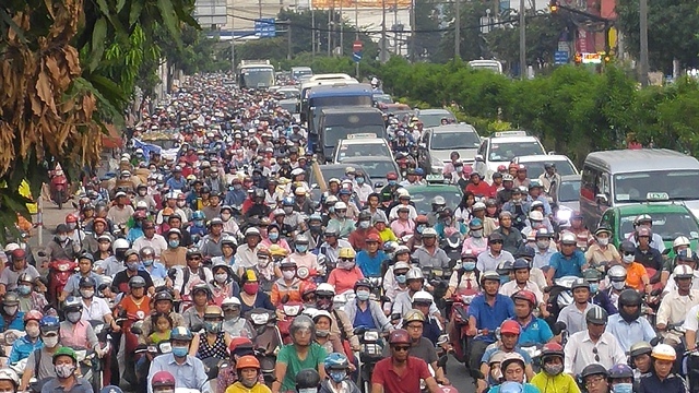 Giao thông Sài Gòn Phân làn