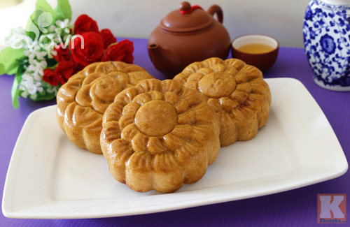 Cách làm bánh Trung thu nướng nhân trà xanh cho Rằm tháng 8