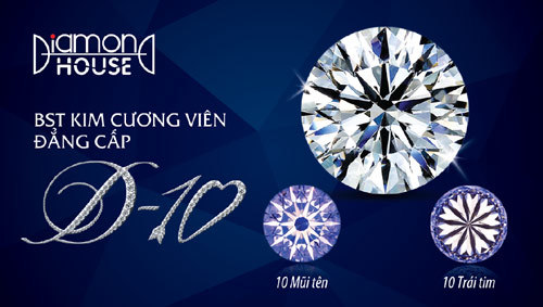Khám phá kim cương viên D10 quý hiếm và lấp lánh